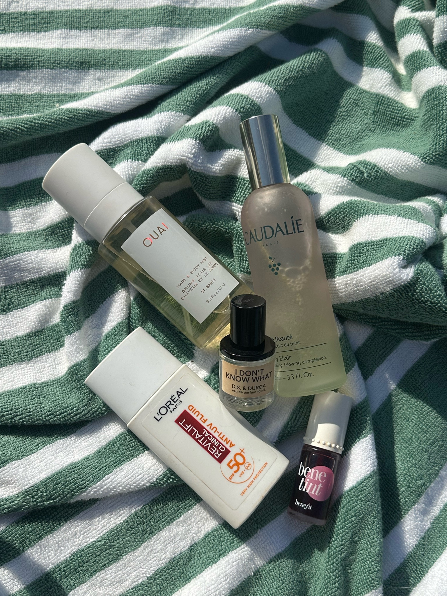 Pool side essentials.