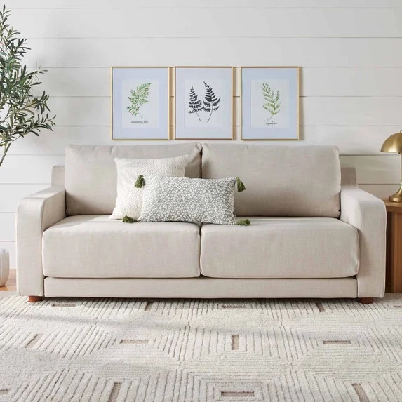Better Homes & Gardens Owen Slope Arm Sofa, Effie Linen | Walmart (US)