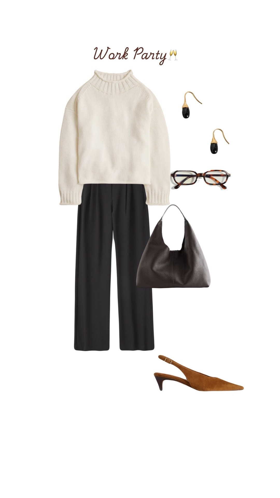 Holiday Outfit to wear to a work party <3 #trouserpant #jcrewrollneck

#LTKSeasonal #LTKGiftGuide #LTKHoliday