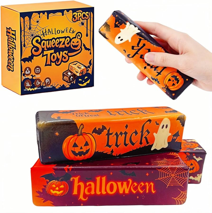 3 Pack Halloween Butter Squishy Stress Relief Toy,Slow Rising Butter Stick Fidget Toy, Sensory Sq... | Amazon (CA)