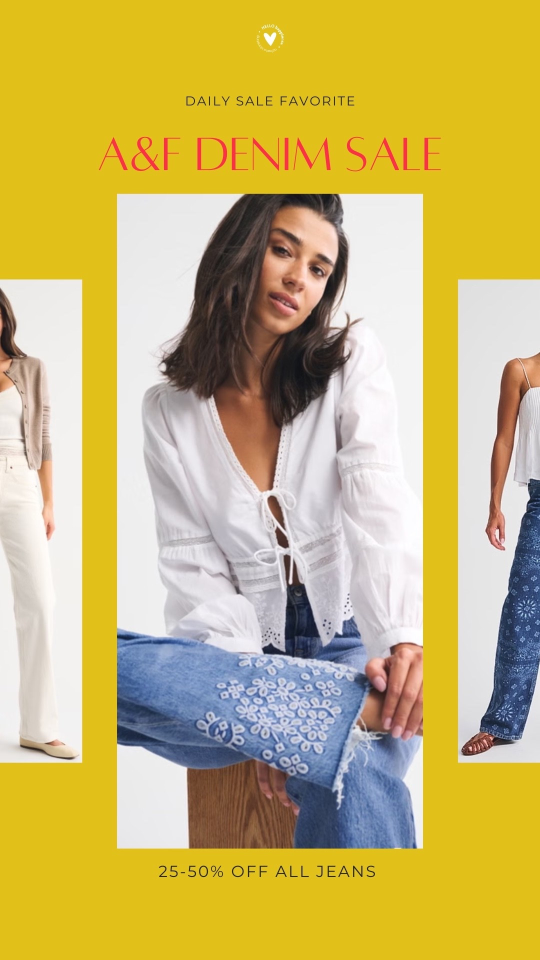 Abercrombie denim is on sale, and it's one of my favorite sales of the season! 👖 Save 25–50% off jeans, from everyday classics to the cutest trending styles.

#LTKootd #LTKSaleAlert