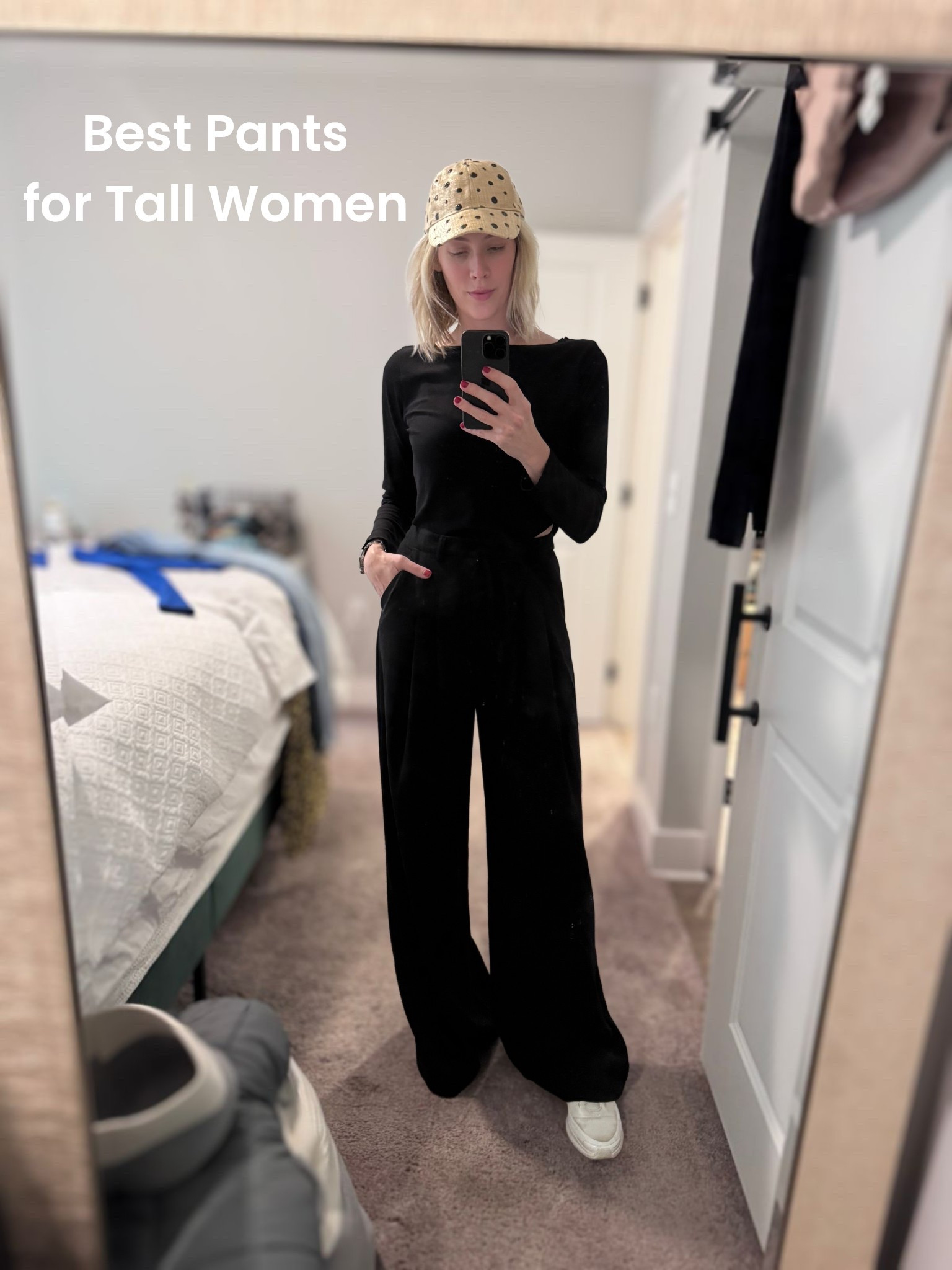 Anthro from head to toe. If you are a tall women these pants from Maeve by Anthropologie are your best friend. I own them in 5 color ways and fabrics. I wear a small tall or a 4 tall depending on the fabric. (Some are sized differently.) there are NOOOO dupes for this anywhere and don’t try. Trust me on this. Top, hat and sneakers all Anthro as well. Errands or game look  

#LTKootd #LTKOver40 #LTKFindsUnder100