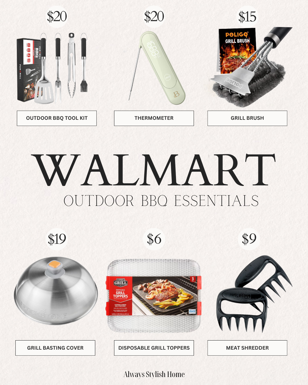 Walmart BBQ essentials, outdoor entertaining, backyard BBQ, summer hosting, grilling accessories, Walmart outdoor finds, patio essentials, backyard party ideas, outdoor dining, cookout essentials, BBQ tools, picnic essentials, outdoor kitchen accessories, walmart grilling accessories 

 #LTKSeasonal #LTKHome