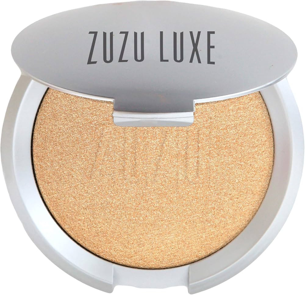 ZUZU LUXE Highlighter (All-Natural, Paraben Freee, Vegan, Gluten-Free, Glowing Skin Makeup) (1, P... | Amazon (US)