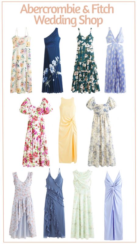 Wedding guest dresses from Abercrombie and Fitch! The wedding shop is a new landing page in the a&f website to shop all their fabulous dresses for any event! 

#LTKtravel #LTKstyletip #LTKwedding