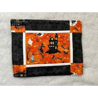 Set Of 2 Quilted Halloween Placemats | Etsy (US)