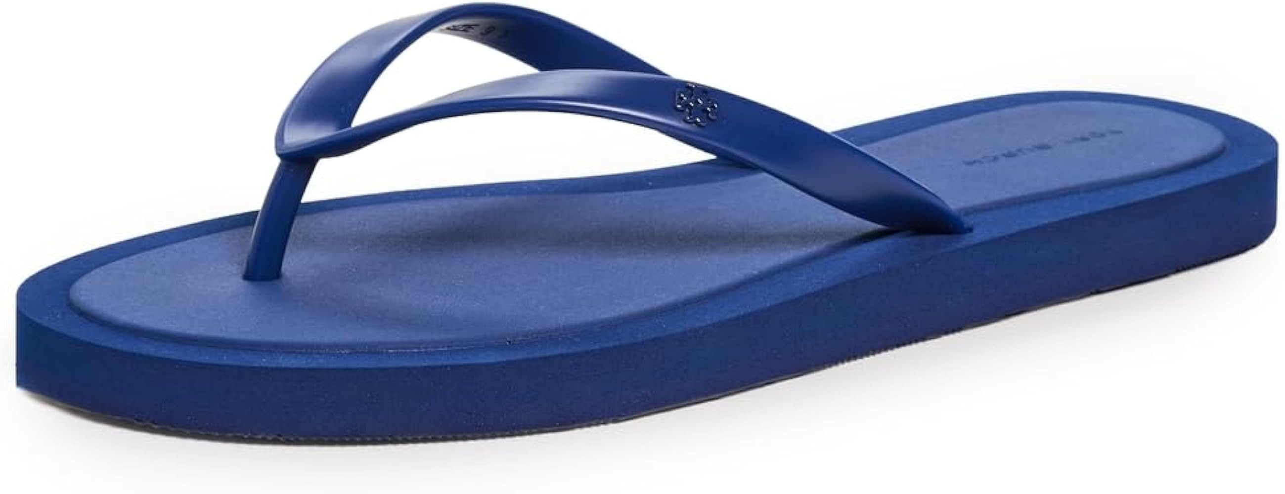 Amazon.com | Tory Burch Women's Kira Padded Flip Flops, Mountain Grey/Silver, 11 Medium US | Flip... | Amazon (US)