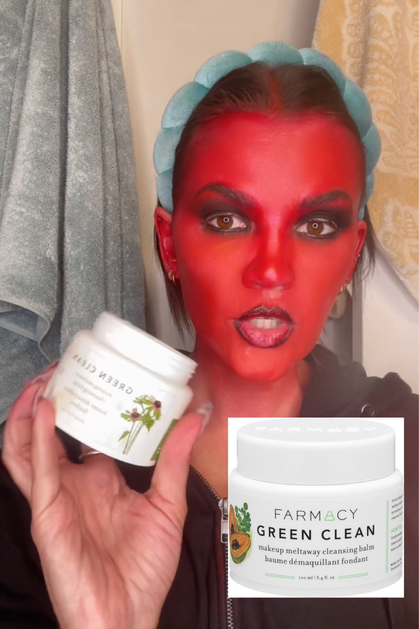 Let’s take off this makeup! 
Farmacy Beauty Green Clean 

#LTKbeauty #LTKHalloween