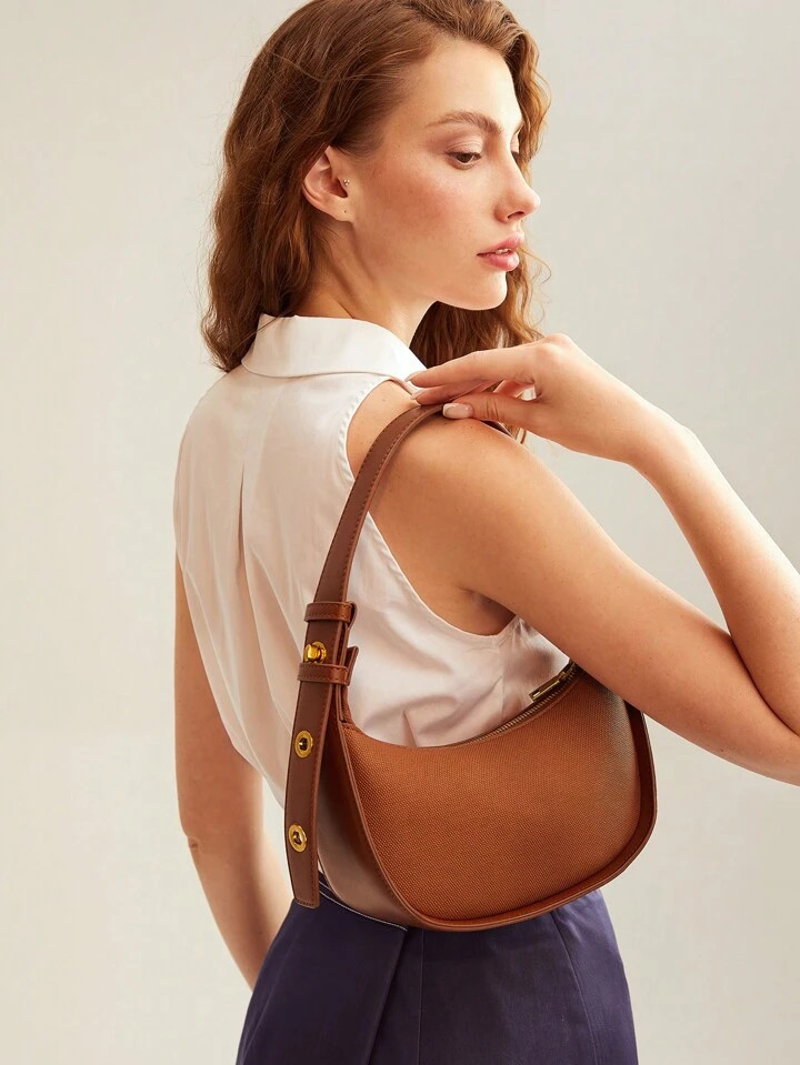 MOTF PREMIUM MINIMALIST SHOULDER BAG | SHEIN