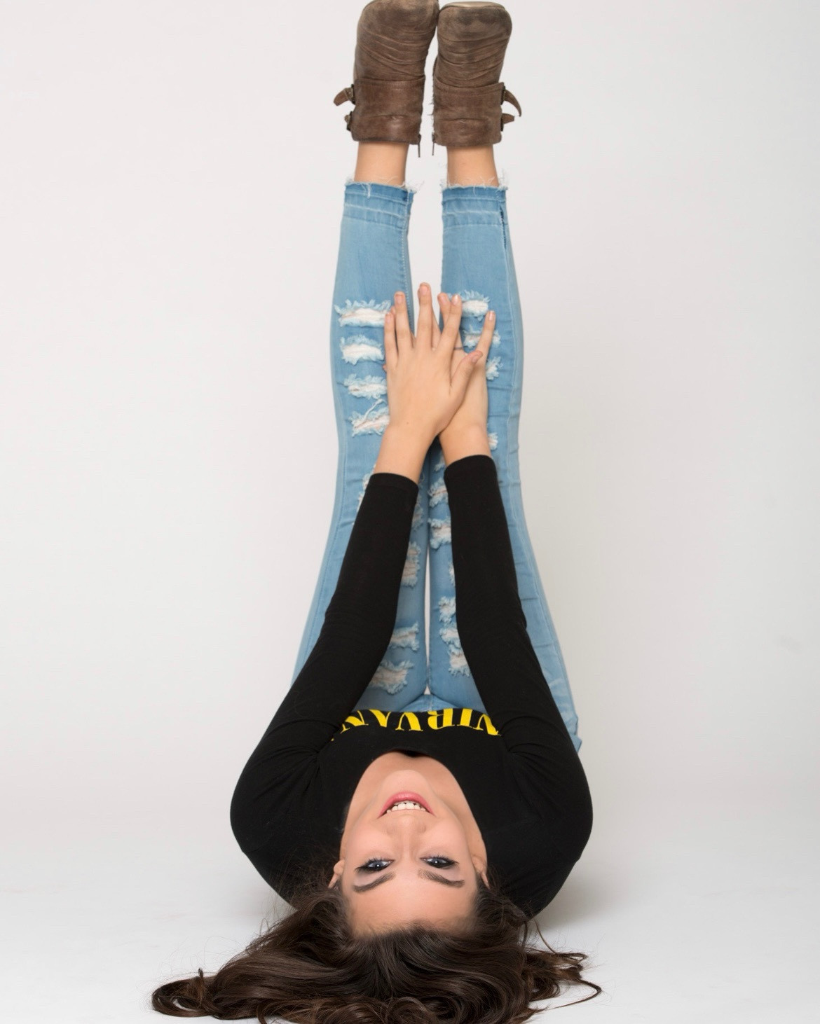 For my 14th birthday 🥳 the photoshoot theme was a tribute to the 90s and early 2000s as well as honoring my German heritage. I had a close relationship with my Oma and it felt good to honor her. 
Long sleeve  Nirvana t-shirt band T, ripped light wash skinny jeans, flannel shirt and jacket, backwards ball cap, made in America with German parts. As bc of course coffee  

#LTKparties #LTKfamily #LTKstyletip