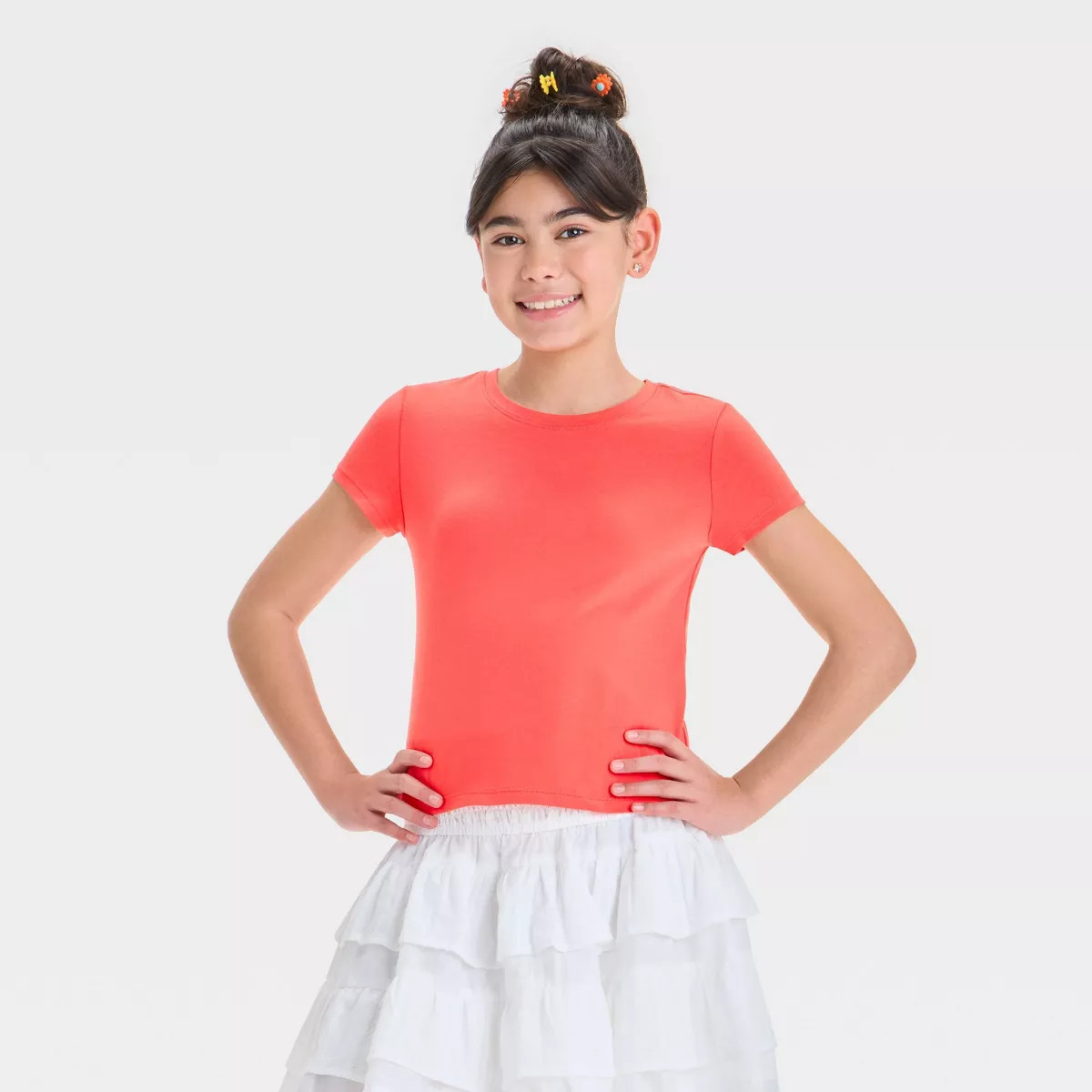 Girls' Short Sleeve Crew T-Shirt - art class™ | Target