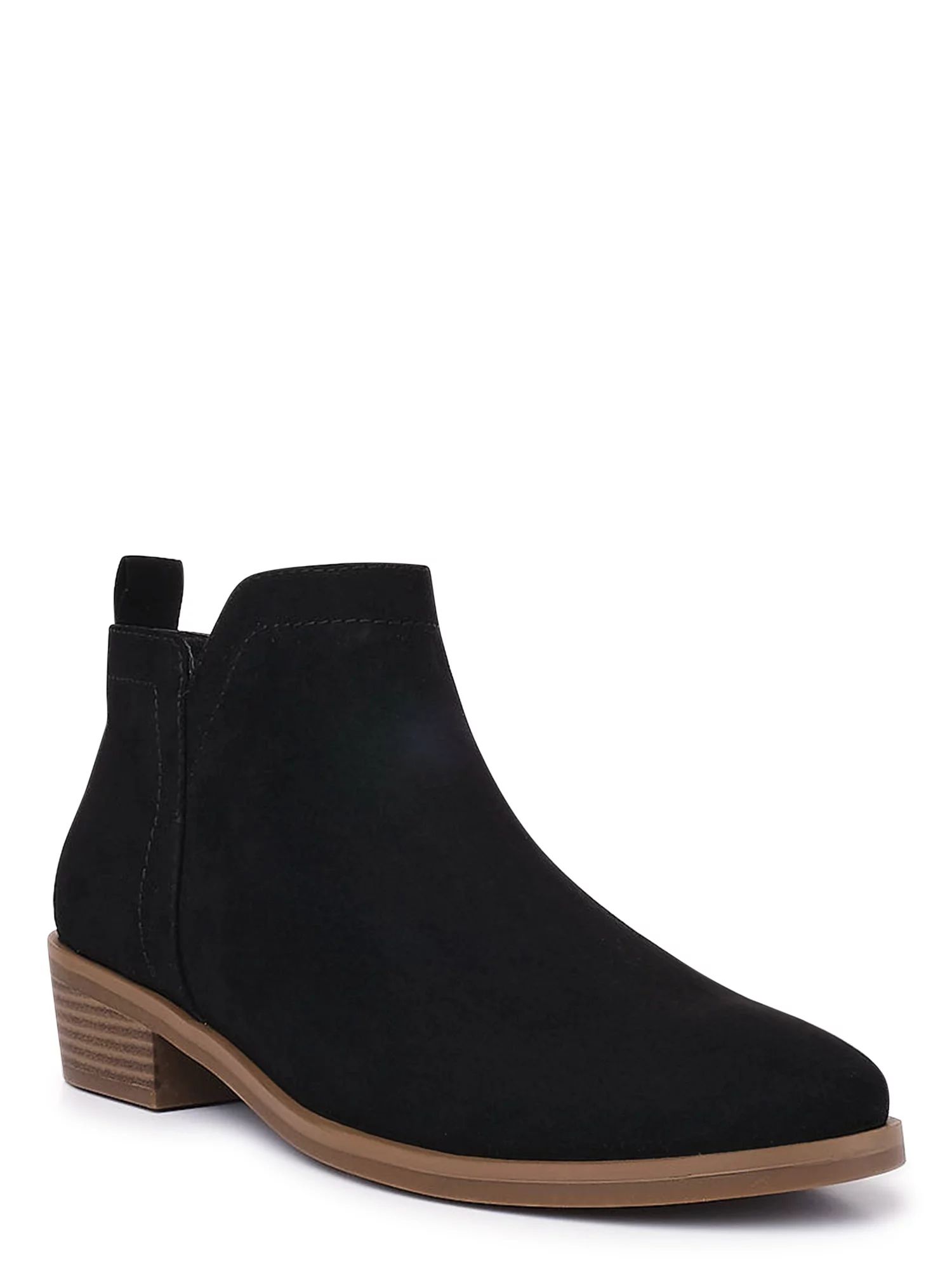 Time and Tru Women's Core Ankle Boots, Wide Width Available | Walmart (US)