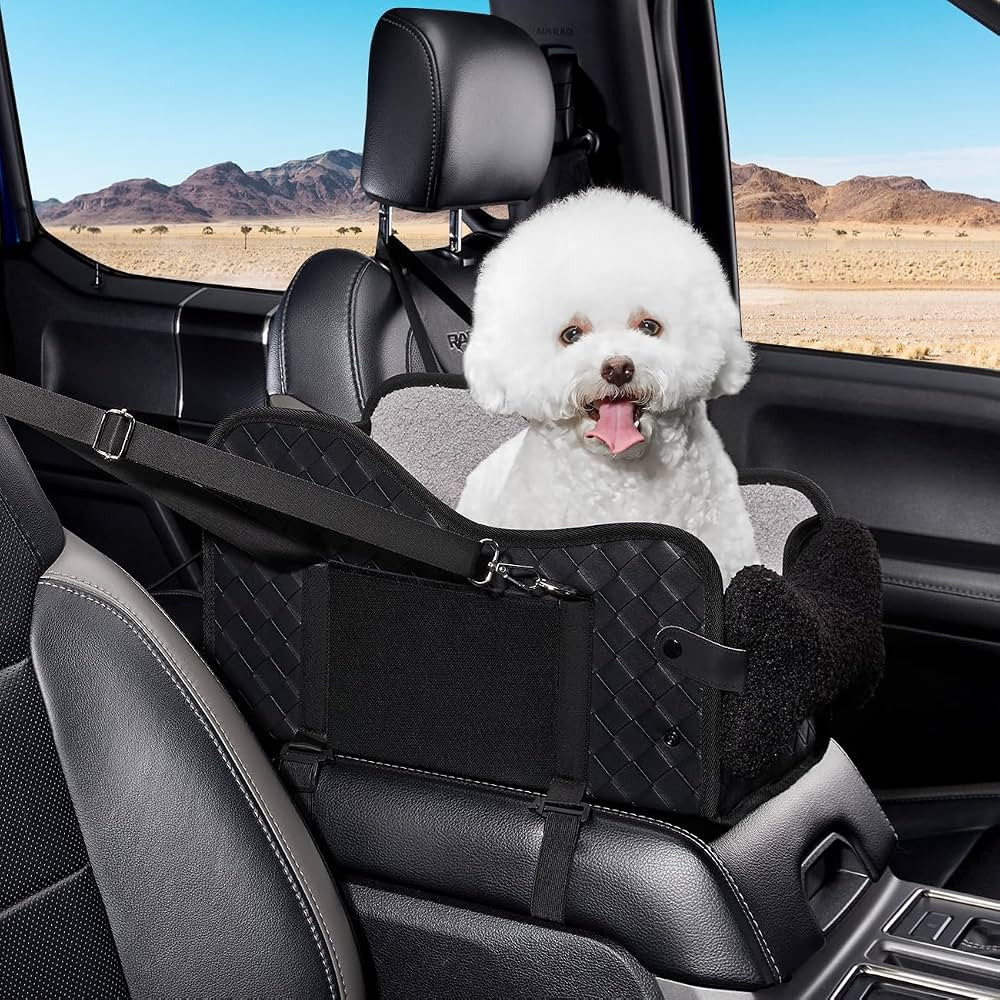 Center Console Dog Car Seat,Pet Puppy Car Seat,Middle Console Dog Armrest Booster Seat for Small ... | Amazon (US)