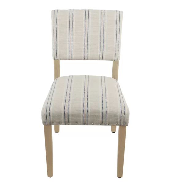 Camilo Stripe Upholstered Dining Chair (Set of 2) | Wayfair North America