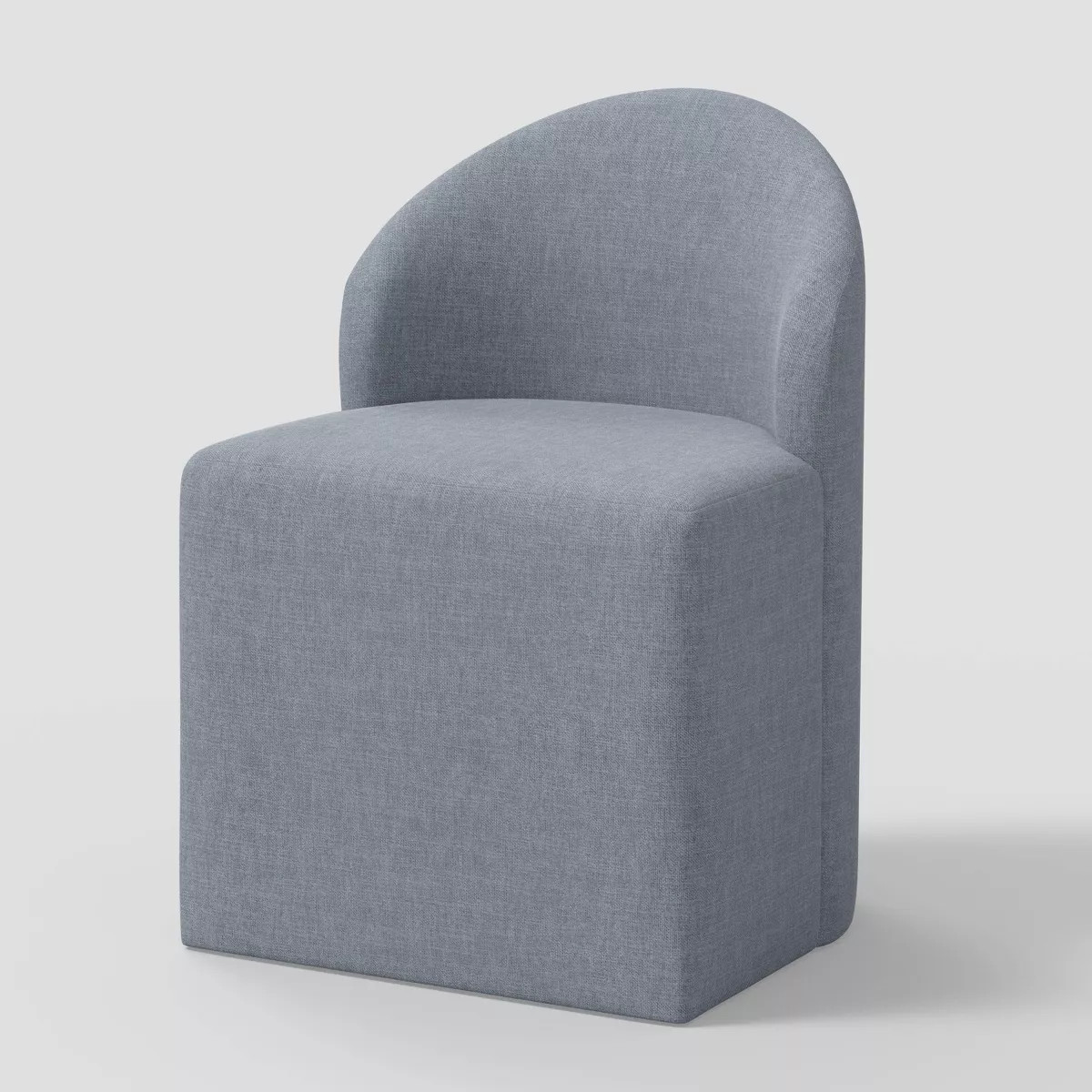 Ella Tub Upholstered Dining Chair Performance Textured Weave River - Threshold™ | Target