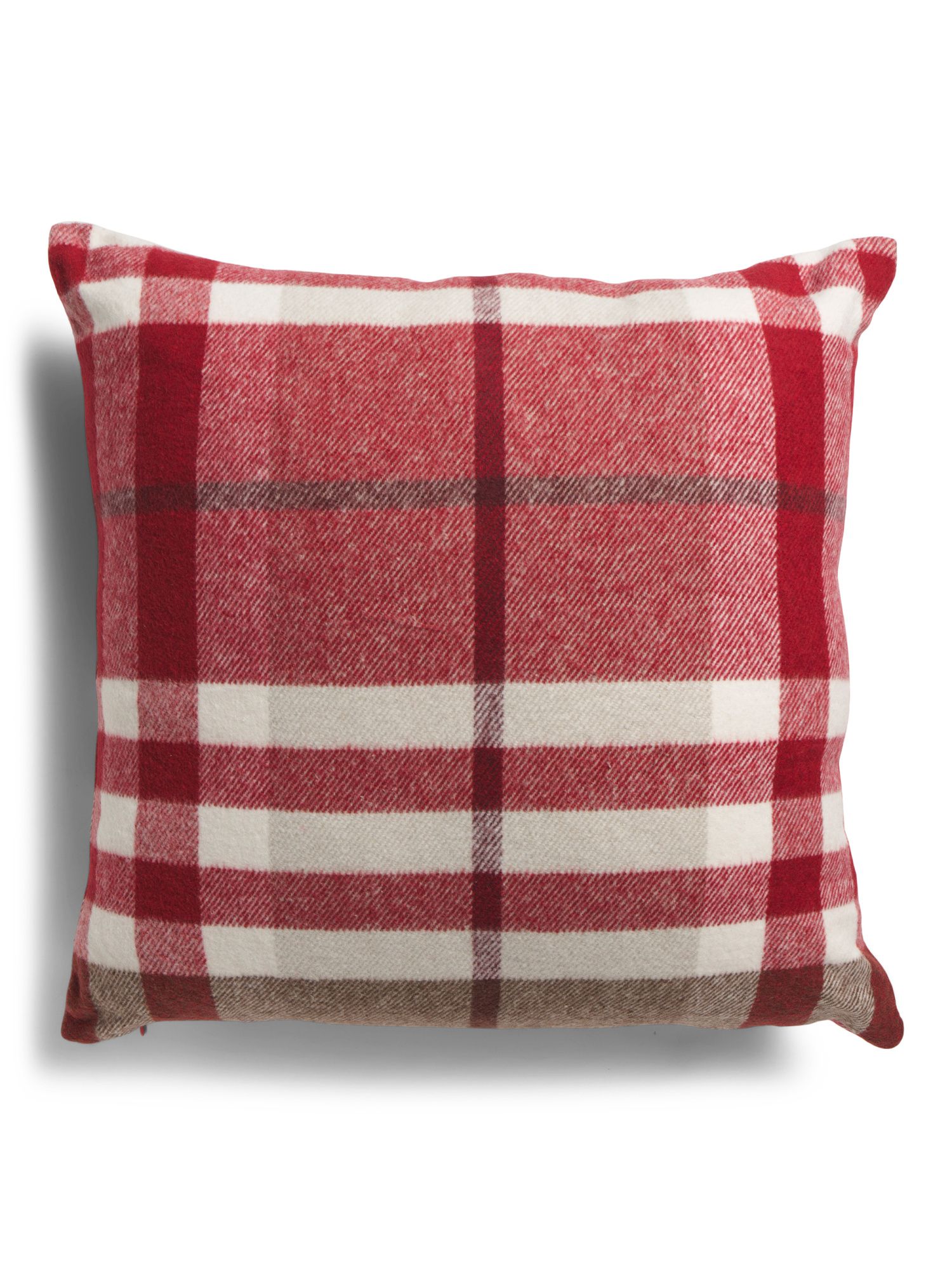 Made In Portugal 24x24 Oversized Plaid Pillow | The Global Decor Shop | Marshalls | Marshalls