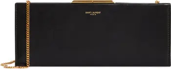 Saint Laurent Midnight Leather Clutch | Nordstrom | Nordstrom