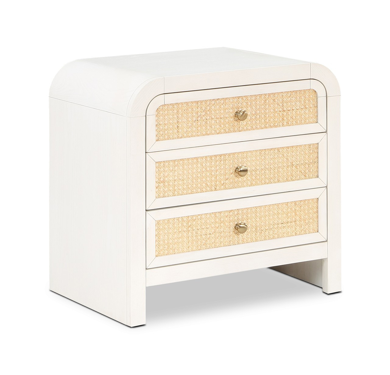 Siena Nightstand In White | 1stopbedrooms