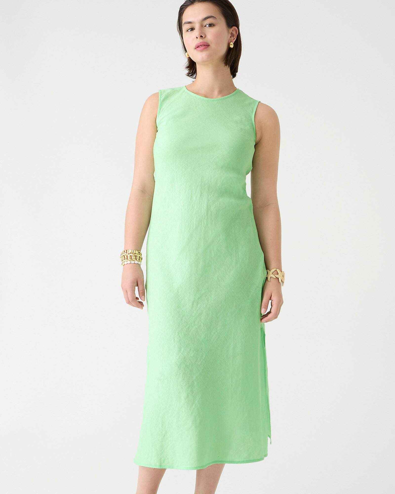 Carolyn dress in linen | J. Crew US
