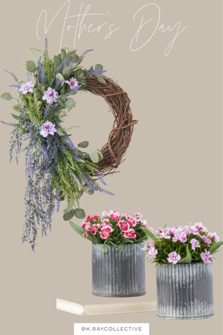 Not your average flowers, you can get mom this beautiful floral lavender wreath or these potted tins.  

Mother’s Day, gifts for, her mom gifts for her Mother’s Day flowers, unique flowers, flower gifts, floral arrangements

#FloralArrangements #UniqueFloralArrangements #Flowers #MothersDay #GiftsForMom #giftsforher

#LTKhome #LTKGiftGuide #LTKSeasonal