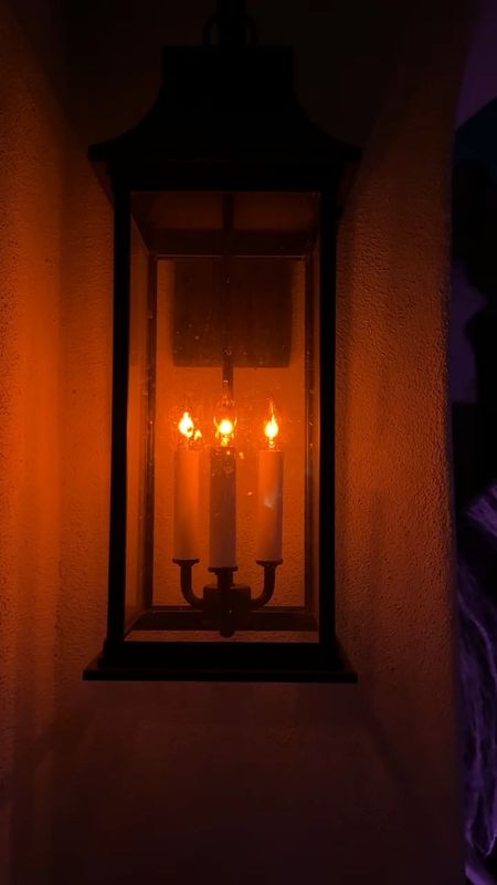The coolest way to update your outdoor lights for Halloween 🎃 switch out your E12 bulbs to this option - they add ambiance and even flicker 🎃

#LTKHalloween #LTKhome