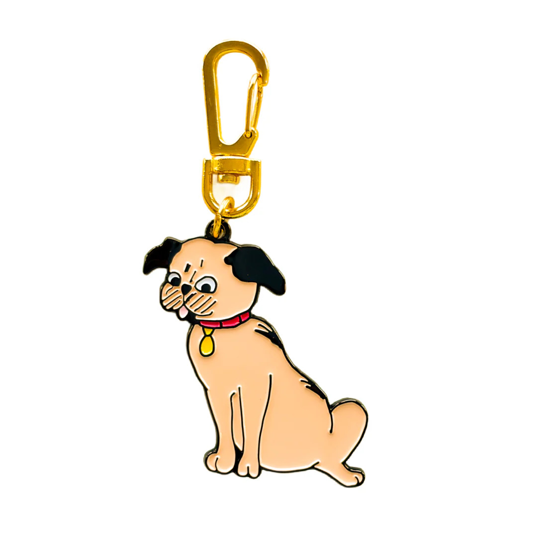 Eloise Weenie Enamel Keychain | Penny Linn Designs
