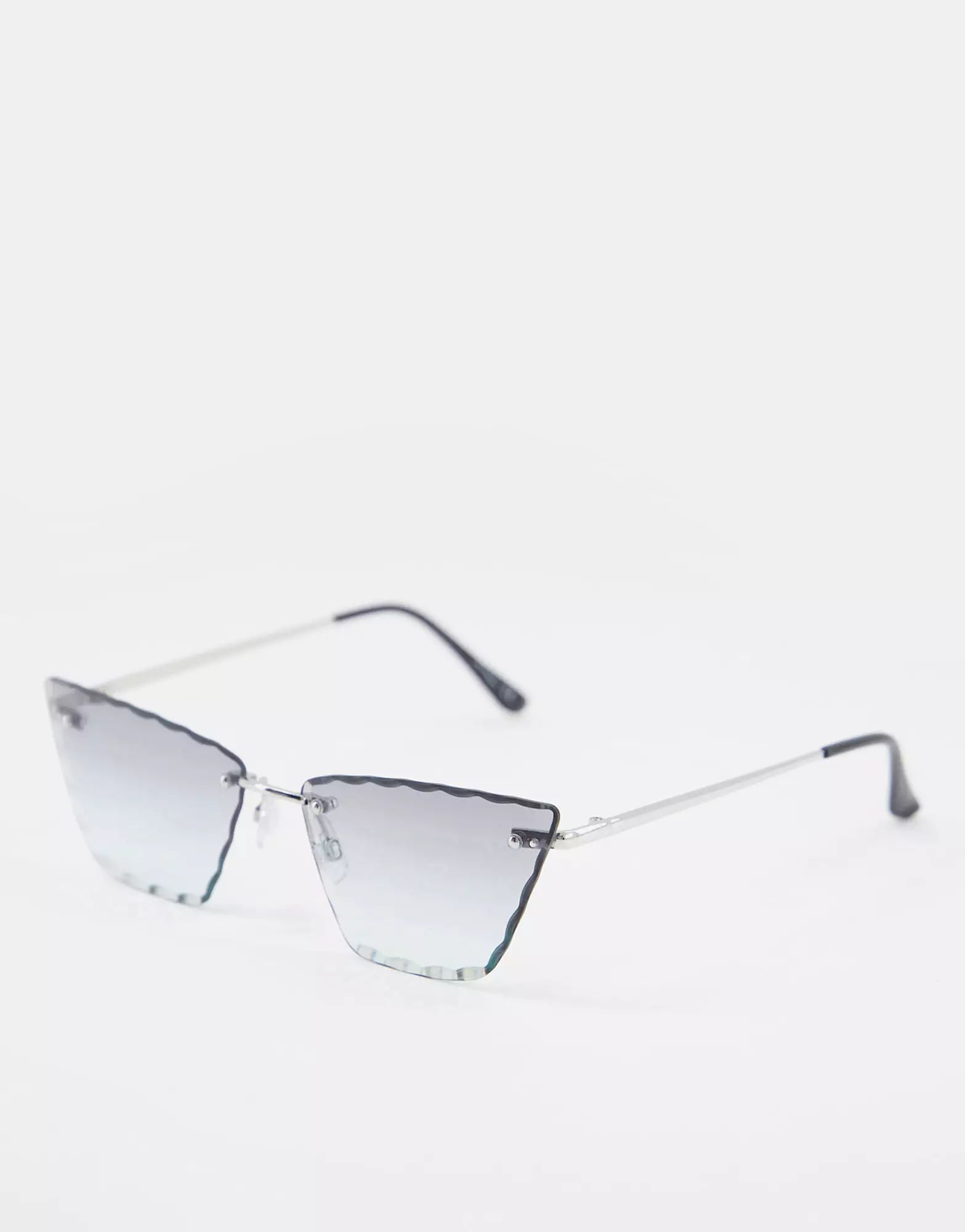 Jeepers Peepers womens cat eye sunglasses in gray | ASOS (Global)