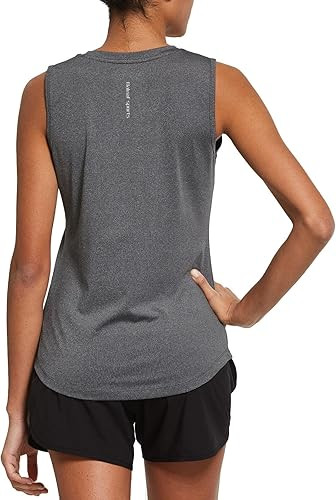 baleaf Workout Tank Tops for Women Sleeveless Running Athletic Loose Fit Yoga Tops Active Shirts ... | Amazon (US)