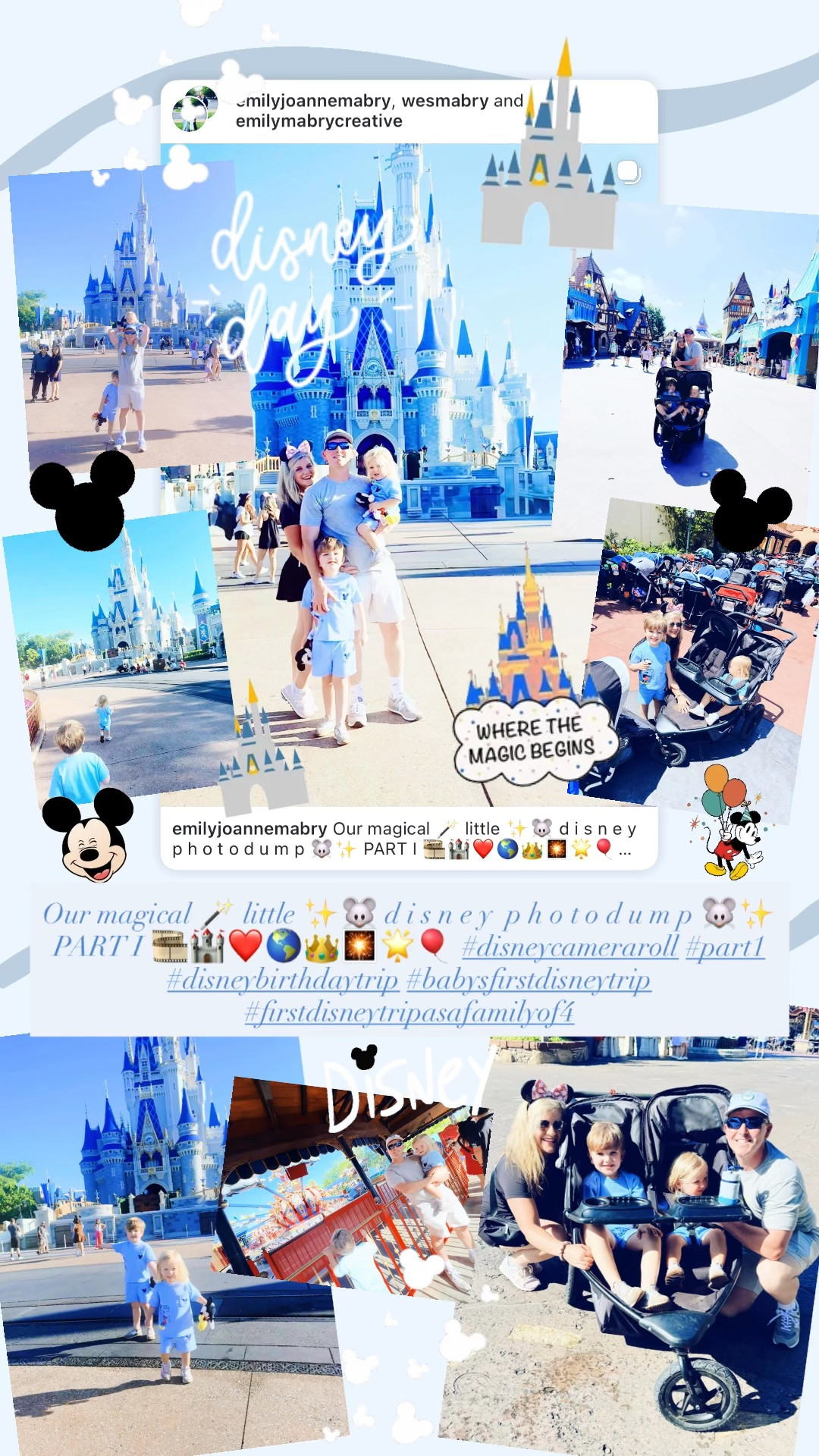 Our magical 🪄 little ✨🐭 d i s n e y  p h o t o d u m p 🐭✨ PART I 🎞️🏰❤️🌎👑🎇🌟🎈 #disneycameraroll #part1 #disneybirthdaytrip #babysfirstdisneytrip #firstdisneytripasafamilyof4