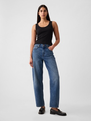 High Rise Barrel Jeans | Gap | Gap (US)