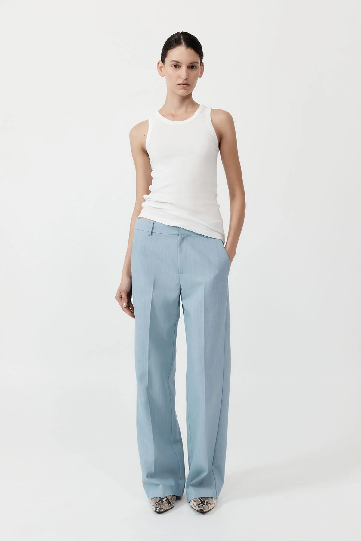 Carter Trousers - Stone Blue | St. Agni (US, UK, EU)