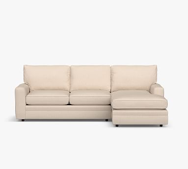 Pearce Square Arm Upholstered Sofa Chaise Sectional | Pottery Barn (US)