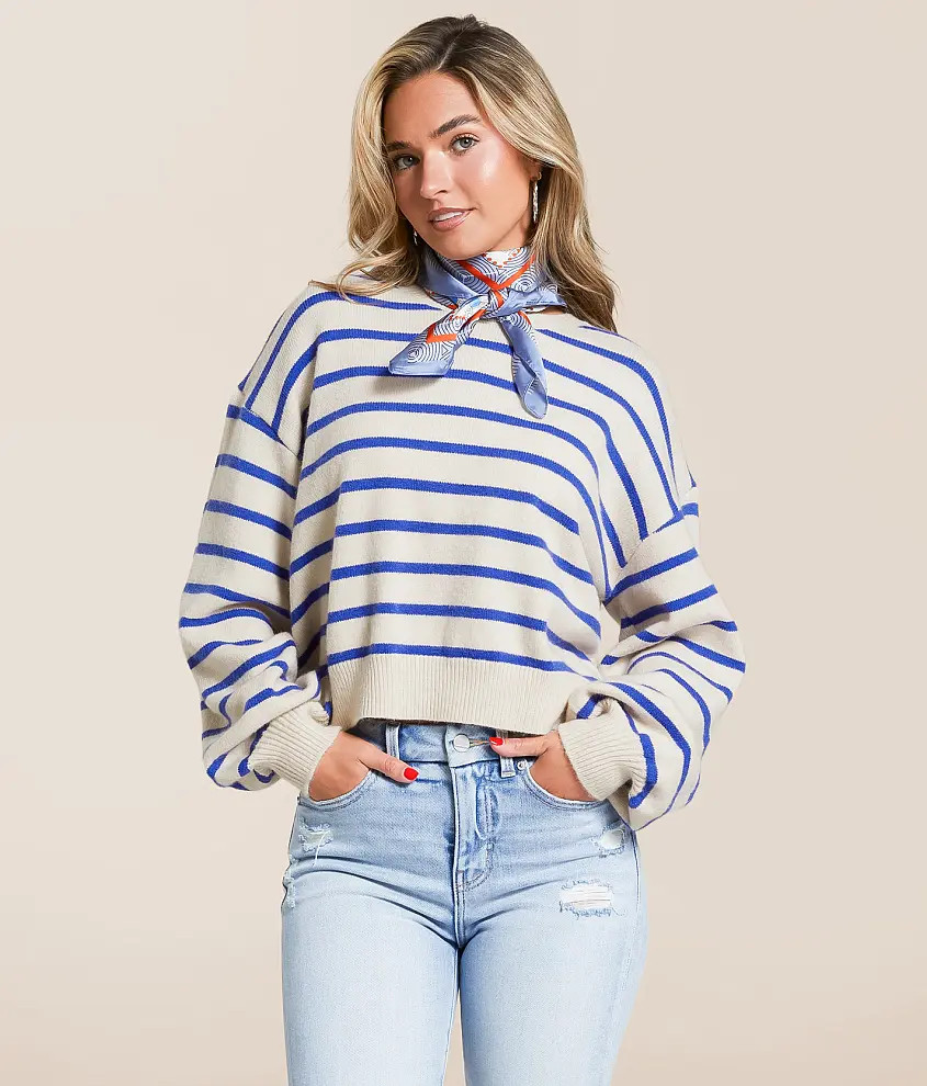 Striped Boxy Sweater | Buckle