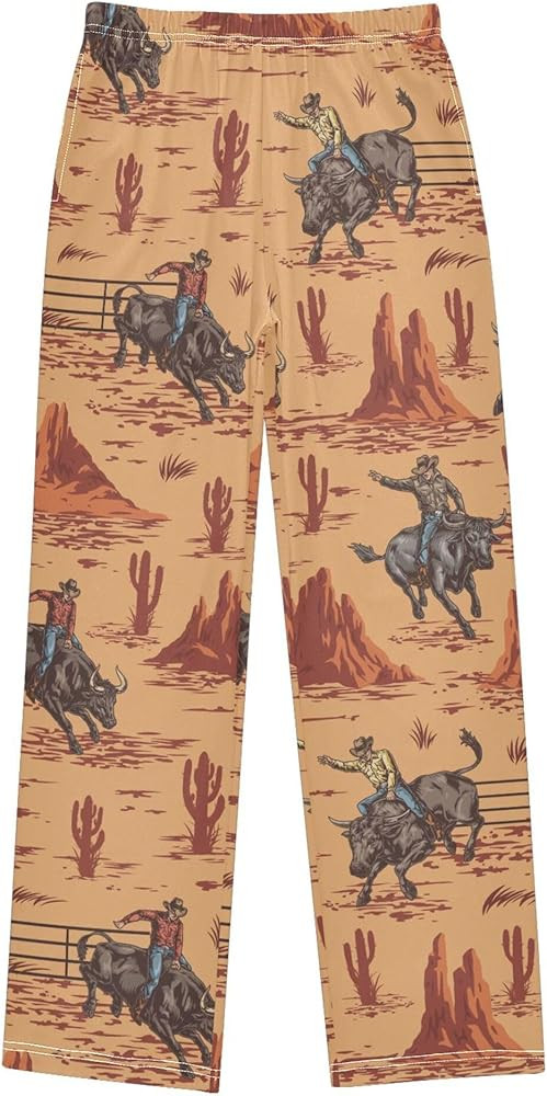 Fisyme Pajama Pants Soft Elastic Waist Long Pajama Bottoms Sleep Lounge Pj Pants | Amazon (US)