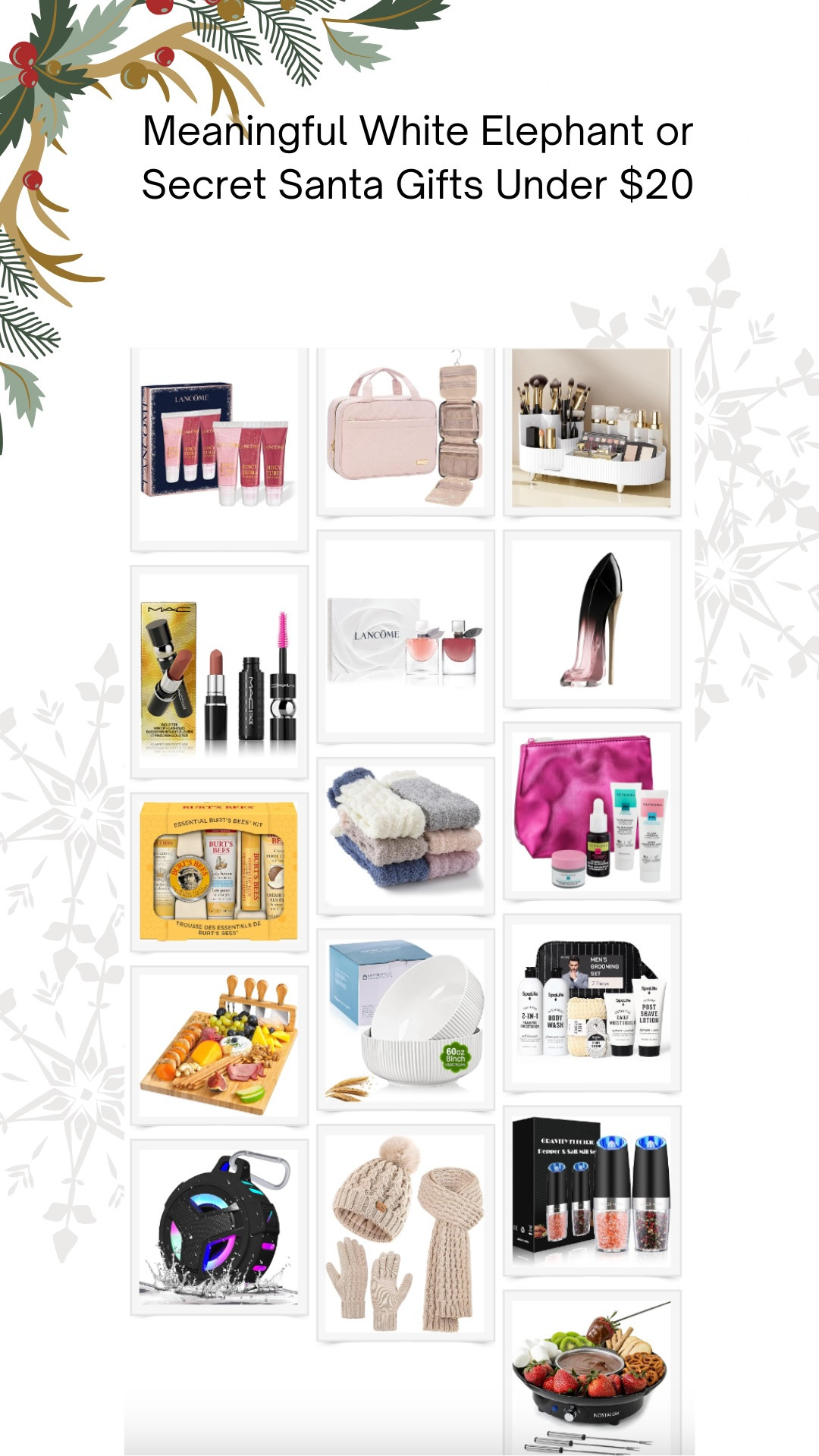 🎁🎉 "Holiday Fun: The Ultimate White Elephant Gift Guide!" 🐘✨


White Elephant gift exchange coming up? No worries, I’ve got you covered! 🎄🎉 From laugh-out-loud gag gifts to practical surprises everyone will fight over, this guide is packed with ideas to make your gift the star of the swap. 🎁

Think funny mugs, quirky gadgets, cozy must-haves, and a few unexpected twists! 🛍️✨

👉 Save this post and get ready to win at White Elephant! #WhiteElephantGifts #HolidayFun #GiftGuide2024 

 #LTKGiftGuide #LTKHoliday #LTKFamily