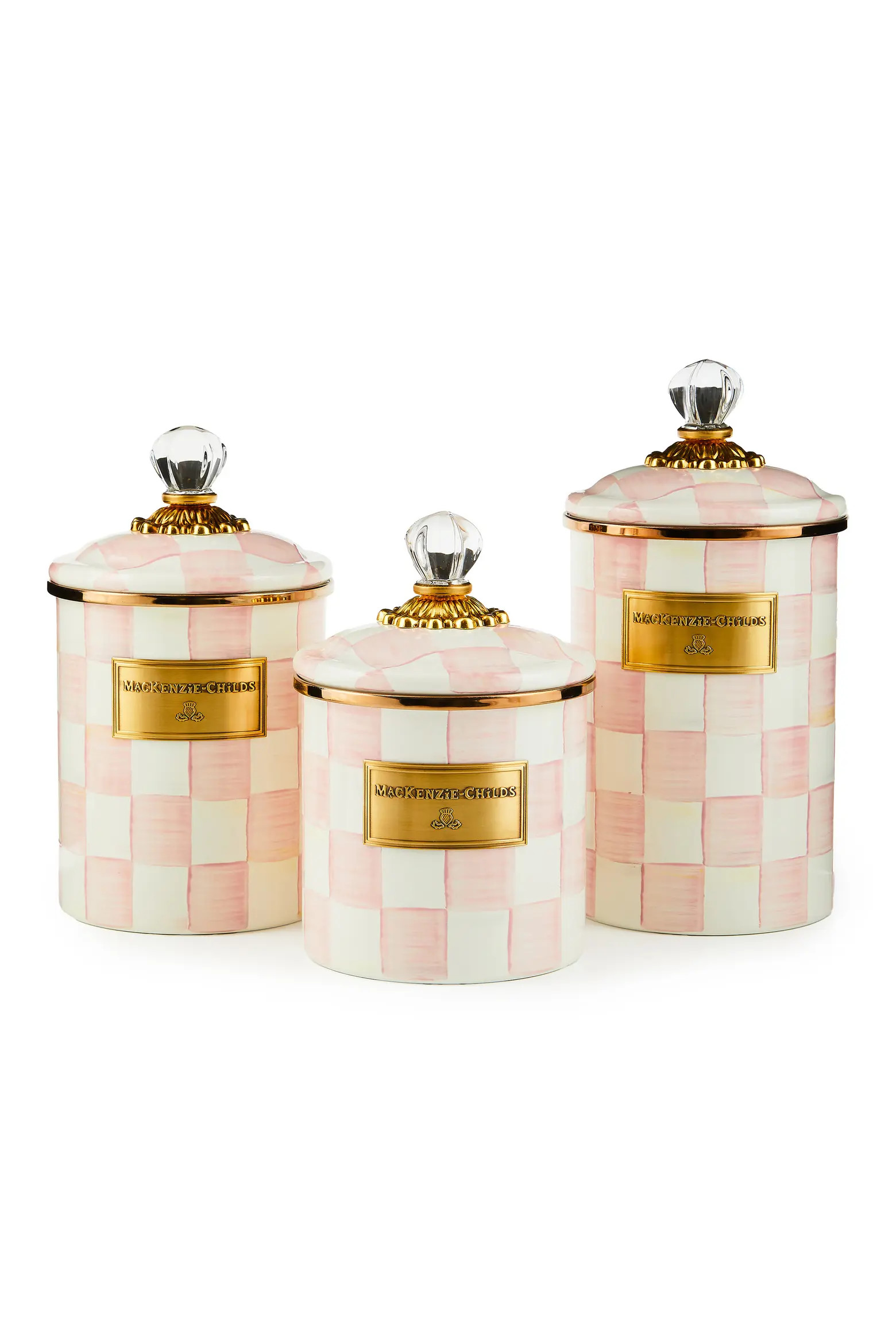 Set of 3 Rosy Check Canisters | Nordstrom | Nordstrom