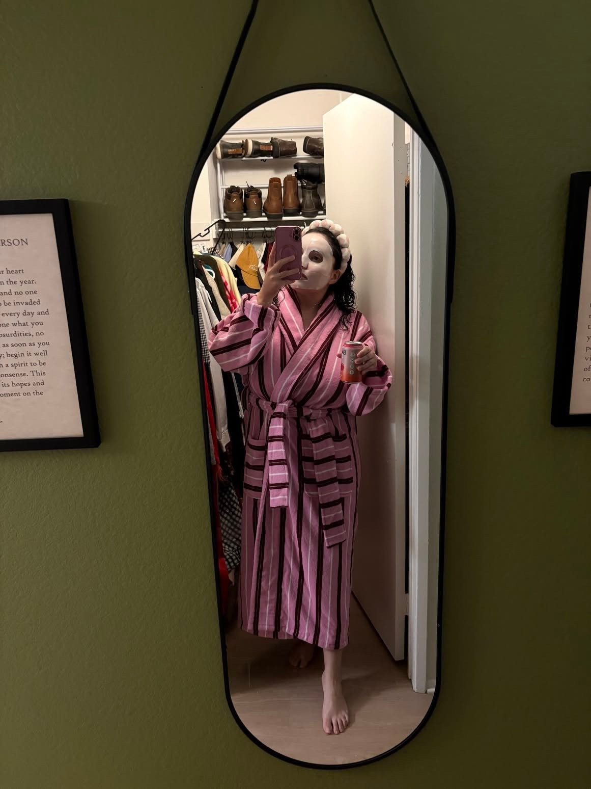 She said treat yourself and I said say less. 🩷
Robe season is a personality trait and I will not be taking questions. Face mask on, drink in hand, nowhere to be 
this is the romanticized version of a Tuesday night and I’m fully committed to it. Linked the robe because yes, it’s as soft as it looks, and yes, you deserve it too. 🛁✨
#LTKbeauty #LTKhome #LTKstyletip #selfcare #robelife #facemask #cozygirl #romanticizeyourlife #selfcarenight #millennialmom #momlife #nightroutine #treatyourself #cozyliving #skincareroutine #ltkcurves #ltkmidsize #cozyaesthetic #intentionalliving #slowliving​​​​​​​​​​​​​​​​

#LTKmomlife #LTKgrwm #LTKselfcare