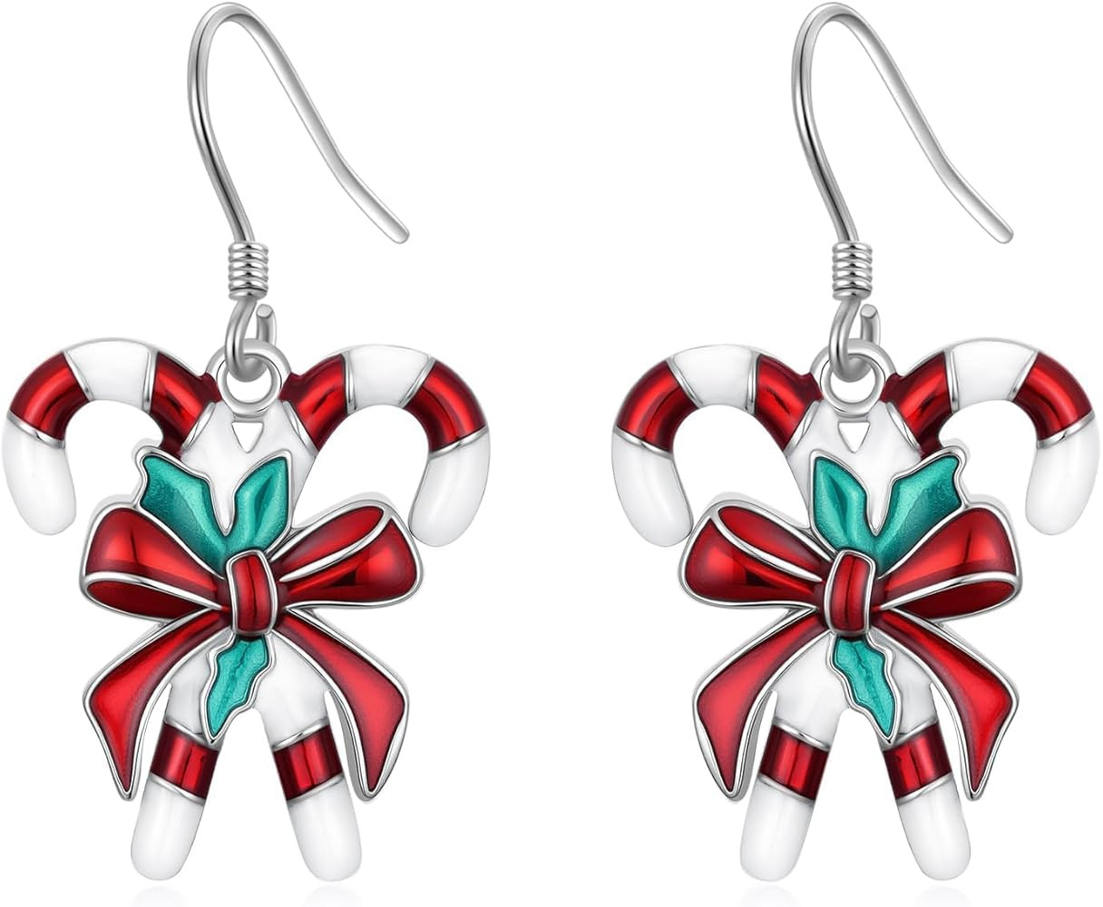 Dorunmo Halloween/Christmas Earrings 925 Sterling Silver Hypoallergenic Gothic/Cute Dangle Earrin... | Amazon (US)