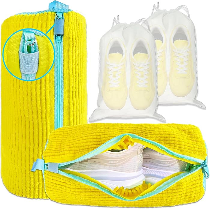 XXL Shoe Washing Machine Bag - 2-Pack Reusable Shoes Cleaning Bags, 360° Deep Clean for Tennis S... | Amazon (US)