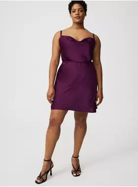 Satin Tie Slip Mini Dress | Torrid (US & Canada)
