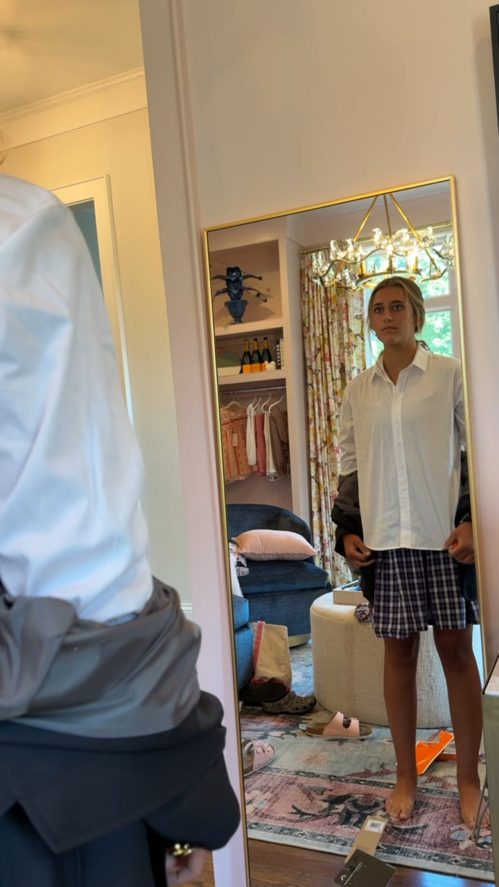The Spanx oversized buttup-up is a great option, especially if your child wears a uniform. We wear size xs. Literally shake out the wrinkles!

#LTKmomlife #LTKKids #LTKdayinmylife