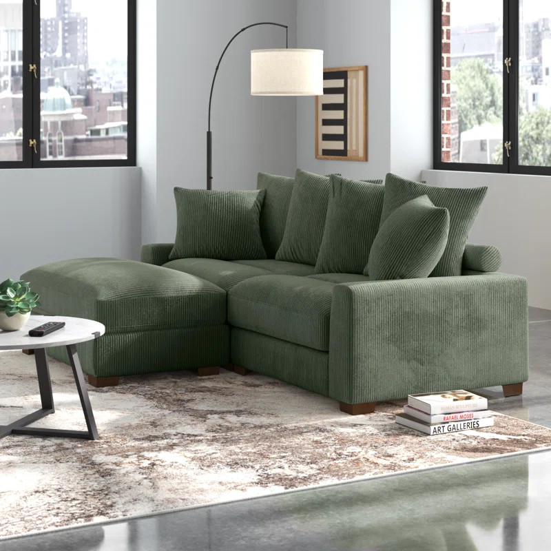 Arzelia 3 - Piece Upholstered Sectional | Wayfair North America