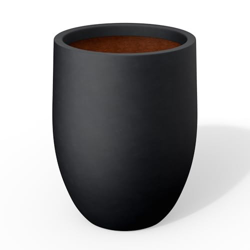 Kante 11.8" Concrete Planter, Compact Plant Pot with Drainage Hole & Rubber Plug – Breathable Handmade Cement Container for Desk, Windowsill, Indoor Outdoor | Amazon (US)