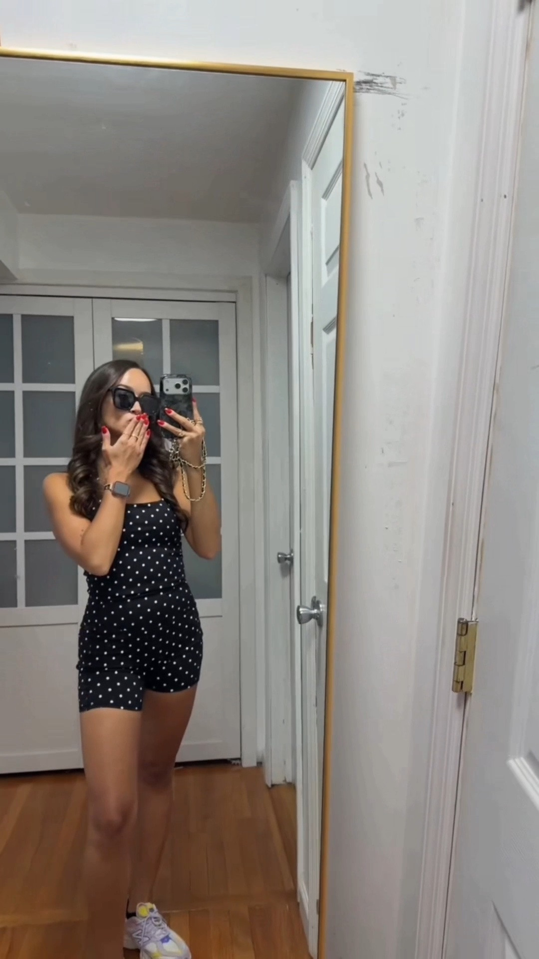 The Ultimate Matching 2-Piece Workout Set! 🖤✨

This polka dot two-piece set is an absolute must-have for your everyday wardrobe! The high-waisted shorts feature deep dual side pockets that easily hold your phone, keys, and essentials, making it completely hands-free and functional.

#LTKootd #LTKTravel #LTKU