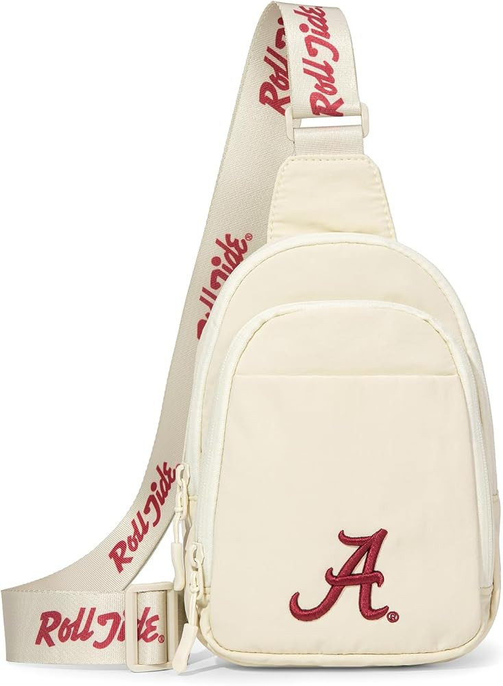 Montana West Alabama Sling Bag for Women Men, Multiple Pockets Crossbody Sling Bags with Convertible Shoulder Strap Chest Bag, Quilted Cross Body Bag for Gift, Game Day & Concert | NC-AL018BG | Amazon (US)