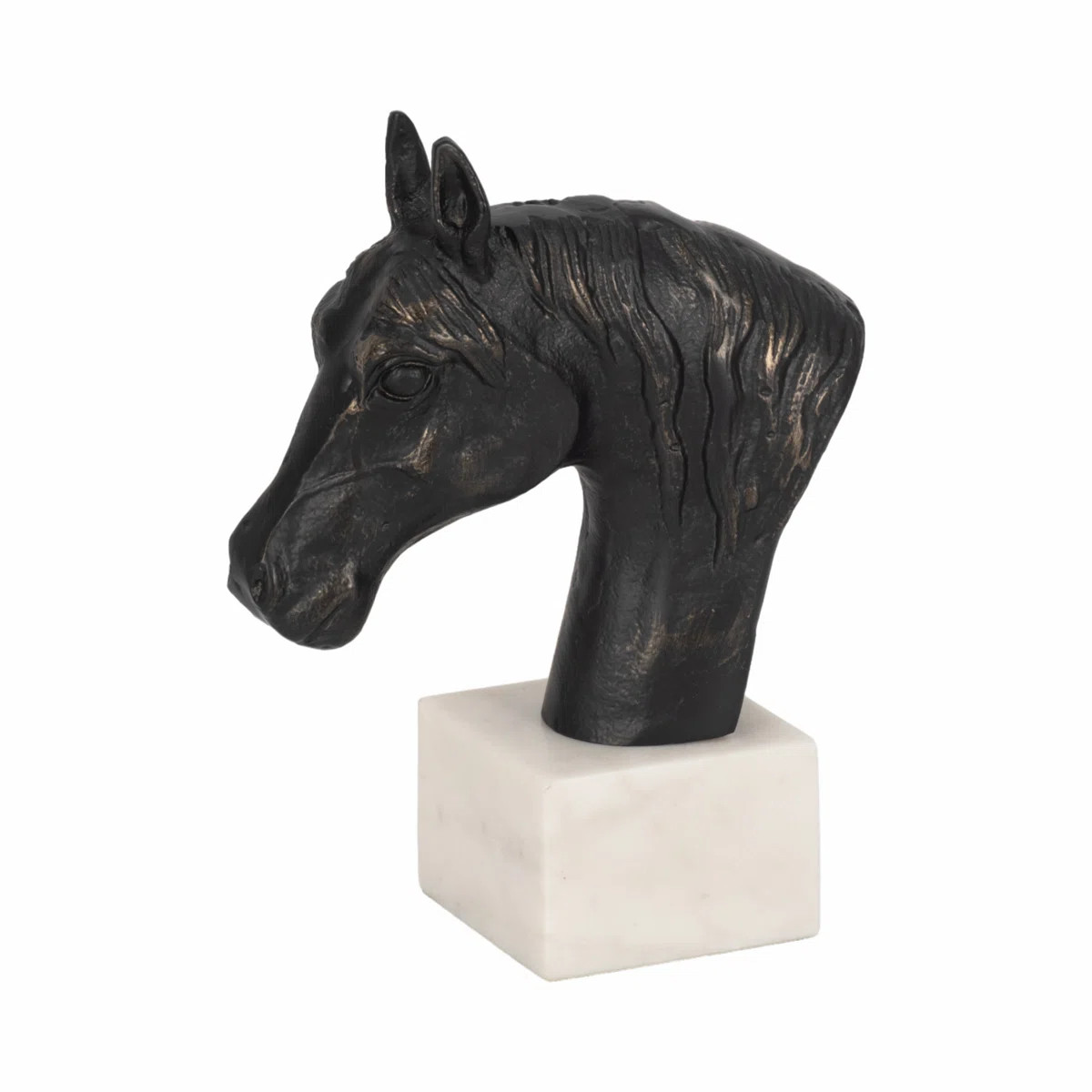 Pewamo 9" Rozzi Horse Statuary, Black | Wayfair North America