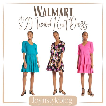 $20 Walmart The Pioneer Woman Tiered Knit Dress, Women’s, Sizes XS-3X / church dress / Mother’s Day Dress / casual dress / dressy look 

#LTKOver40 #LTKWorkwear #LTKFindsUnder50
