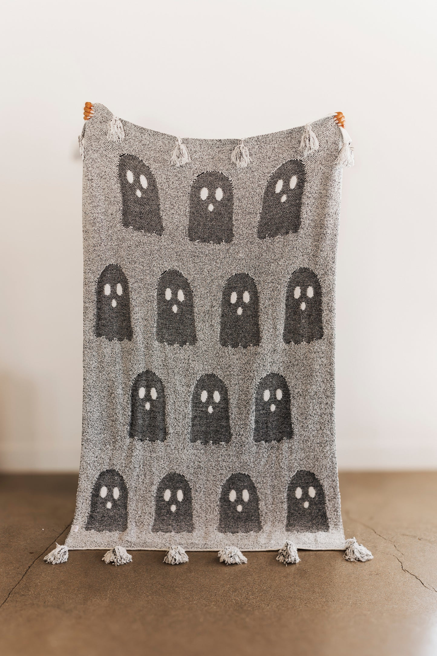 Black and White Ghost Blanket | Shop Staykation