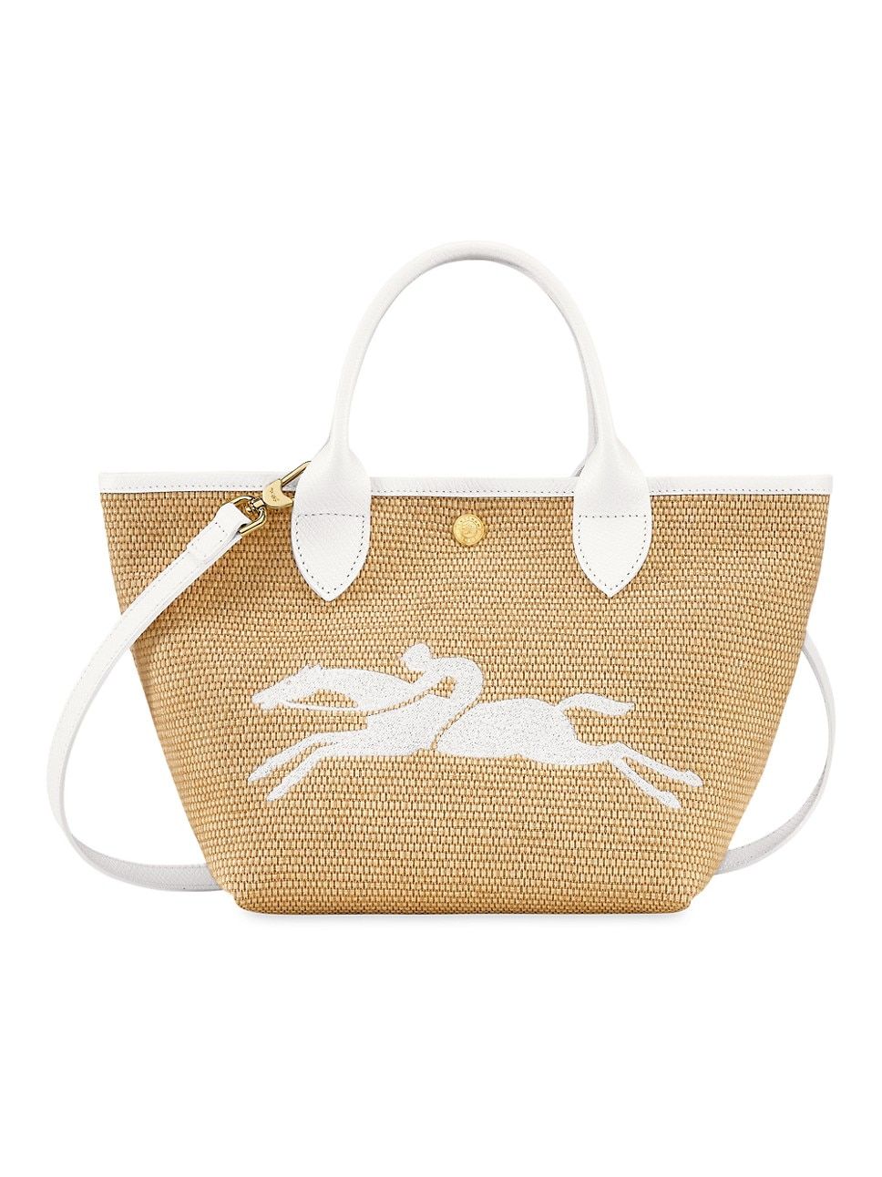 Woven Canvas Basket Bag | Saks Fifth Avenue