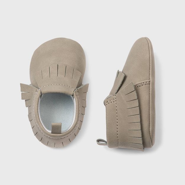 Baby Girls' Moccasin Crib Shoes - Cat & Jack™ | Target